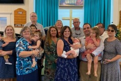 Abbie's dedication with parents and other family members October 10, 2021