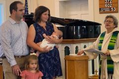 Rev. Dalila Samayoa-Russell dedicates baby Abbie October 10, 2021