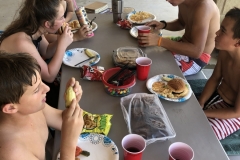 Kids enjoying great meal